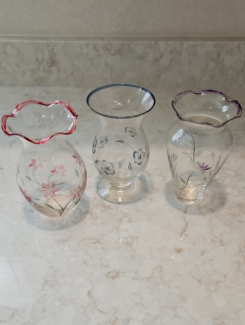 Lenox Floral Spirit Vases ~ Set of 3